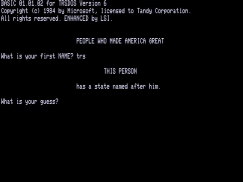 Screen shot